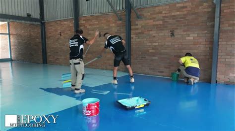 Sydney Epoxy Flooring-Gymea Technology High School-Sport court - YouTube