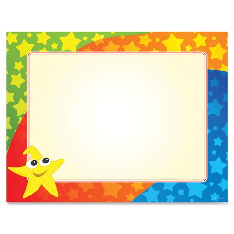 Discount GEO49989 Geographics 49989 Geographics Color Stars Border ...