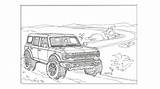 Blue Oval Releases 2021 Ford Bronco And F 150 Coloring Pages For Kids sketch template