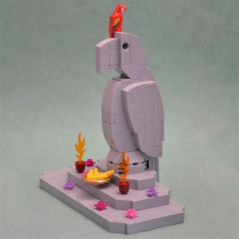 LEGO MOC Stone Parrot by Kritch | Rebrickable - Build with LEGO