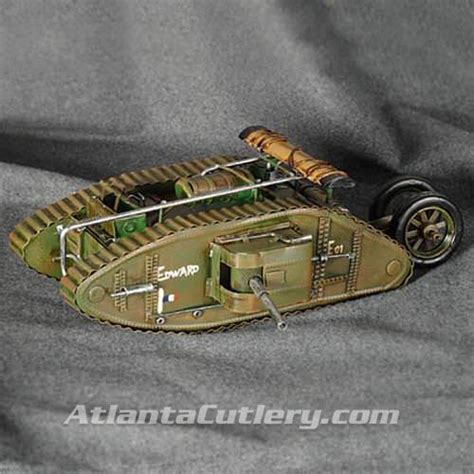 WWI British Mark I Tank all metal model – AtlantaCutlery.com