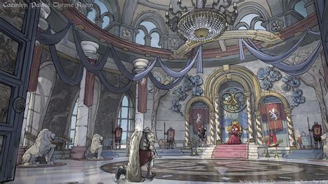 ArtStation - Wheel of Time - Caemlyn Palace, Ian Hong Fantasy Sword, Fantasy Castle, High ...