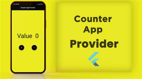 How to make a flutter counter app with provider | SkillyPro