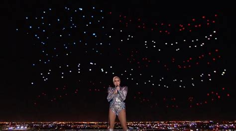 Lady Gaga uses drones to make flag at Super Bowl halftime (video) - Sports Illustrated