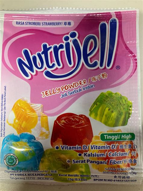 Nutrijell Powder Strawberry 15g