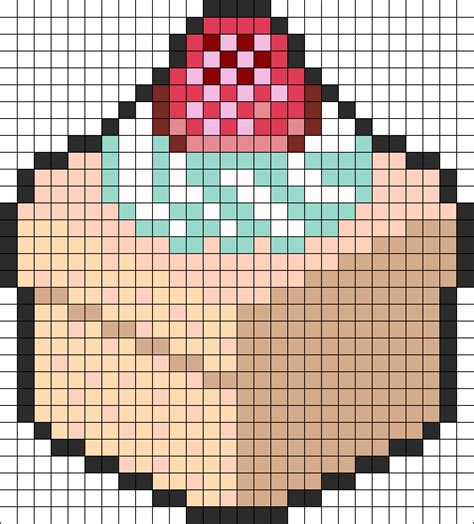 Cake Perler Perler Bead Pattern Bead Sprites Food Fuse Bead Patterns | The Best Porn Website