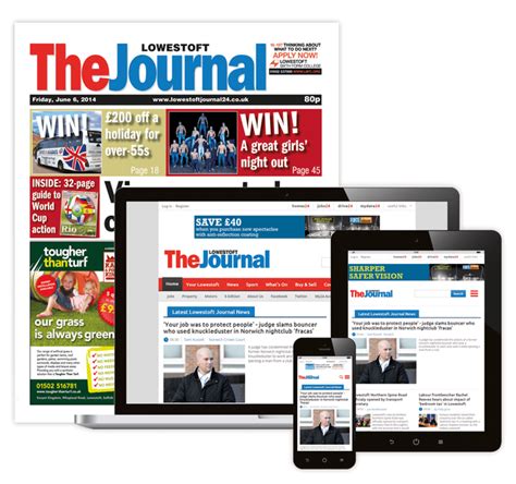 Digital and Print Advertising - Lowestoft Journal