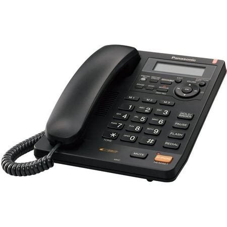 Panasonic KXTS620 Black Corded Phone with Caller ID and Answering Machine | Walmart Canada