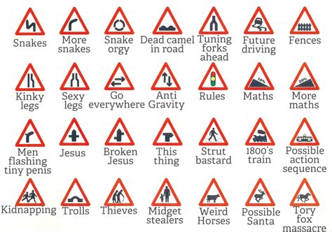 Know Your Road Signs - The Poke