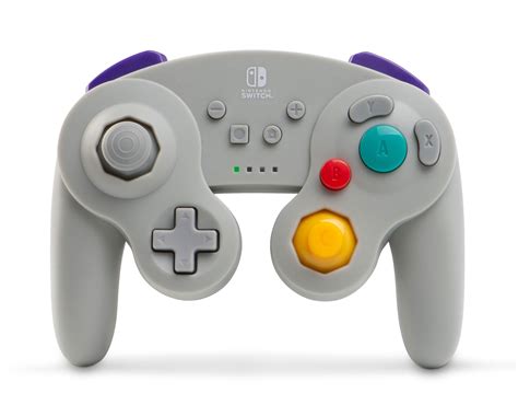 PowerA Wireless Controller for Nintendo Switch - GameCube Style: Grey ...