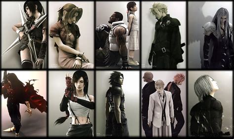 Characters from Final Fantasy VII, ff7, zack fair, cg, game, barrett ...