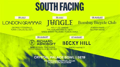 South Facing festival: Richard Ashcroft and more to play at Crystal ...