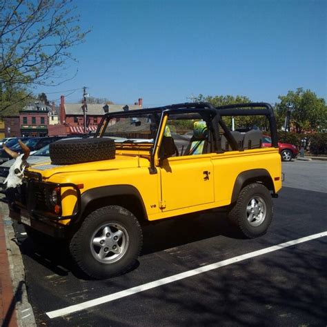 Land Rover Defender 90 NAS Edition V8 Convertible Spotted in Downtown Annapolis, MD. So nice in ...