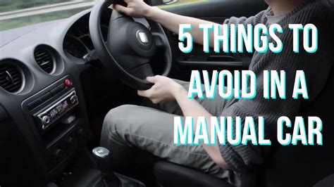 Driving Manual Car Tips