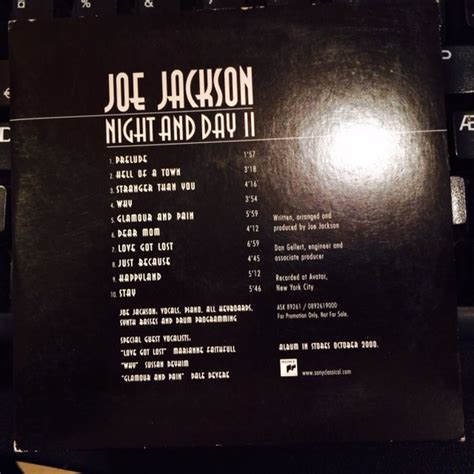 Joe Jackson - Night And Day II (2000, CD) | Discogs