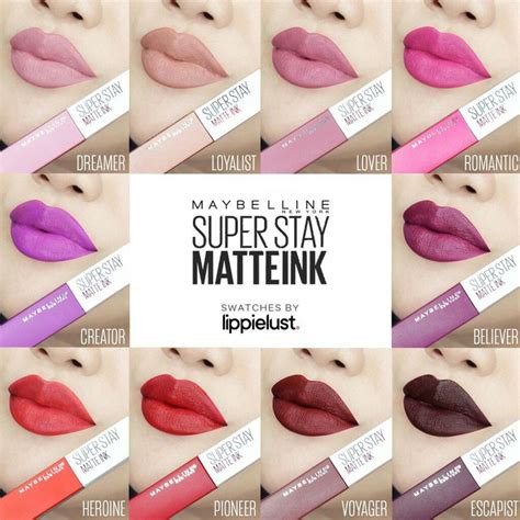 Maybelline Superstay Matte Ink Shades For Morena - labios tatuados letra