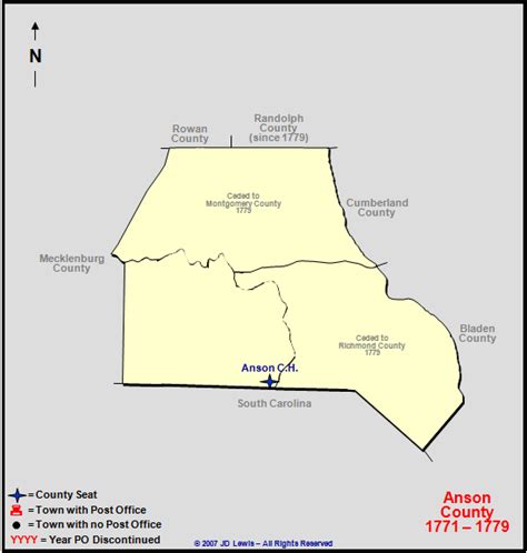 Anson County, NC - 1771 to 1779