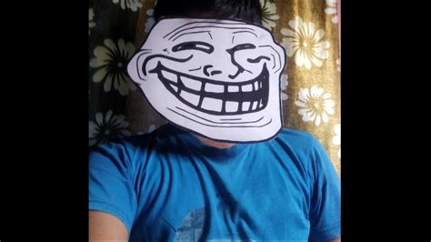 HOW TO MAKE A TROLL FACE MASK - YouTube