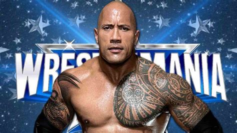 "The Rock to main event Wrestlemania 39" WWE seems to already have plans locked for Wrestlemania ...