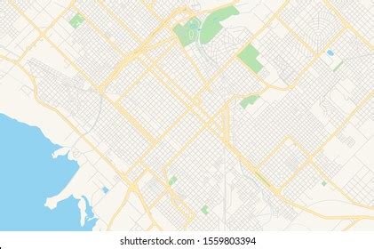 Printable Street Map Bahia Blanca Argentina Stock Vector (Royalty Free) 1559803394 | Shutterstock