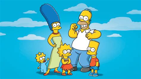 Bart Simpson Family In Blue Sky Background HD Bart Simpson Wallpapers | HD Wallpapers | ID #70619