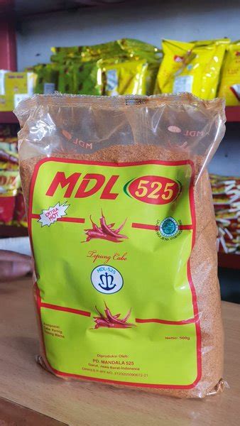 Jual CABE BUBUK MERK MDL 525 KEMASAN 500 GR - CHILLPO di Lapak empat ...