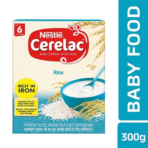 Buy Nestle Cerelac Baby Food Milk Rice (From 6 Months) Box Of 300 G Online at Flat 18% OFF ...