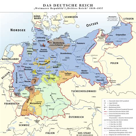 Germany Republic of Weimar and Third Reich 1919–1937 - Full size