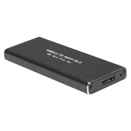 Coiry USB 3.0 to M.2 NGFF SSD Box 2230 2242 2260 2280 External Enclosure (Black) | Walmart Canada