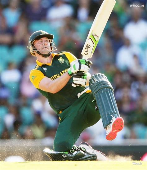 Ab De Villiers South African Cricketer Playing Shot Hd Image Mr.360 #3 ...