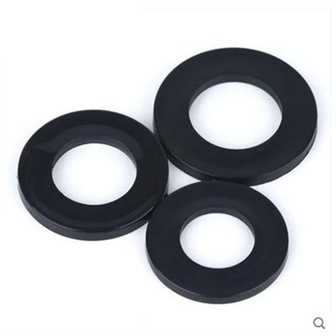 100pcs black nylon washer M2 M2.5 M3 M4 M5 M6 M8 Nylon Washer Plastic Flat Spacer Washer ...