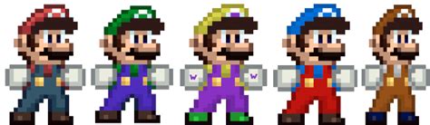 My SSF2 Mario recolors by supermariofan54321 on DeviantArt