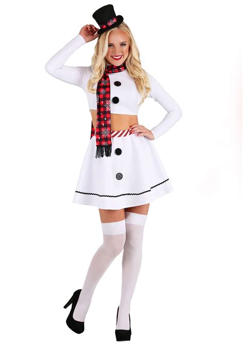 Sexy Christmas Snowman Costume for Women