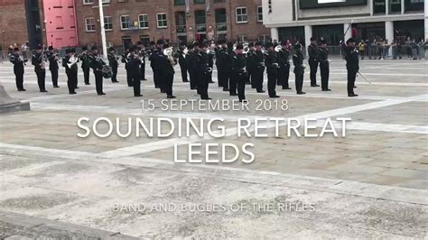 Band and Bugles of the Rifles Sounding Retreat in Leeds | By The Rifles Light Infantry and KOYLI ...