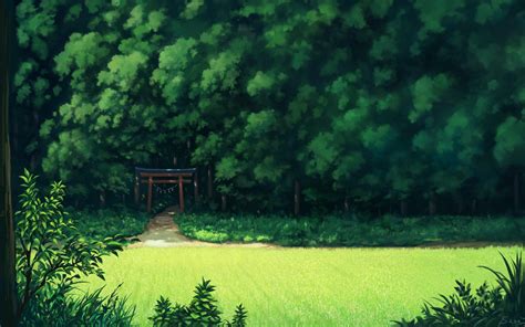 Anime Grass Scenery Wallpapers - Wallpaper Cave