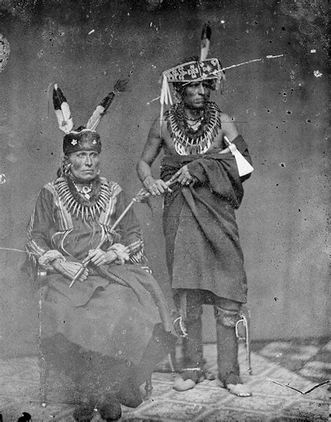 The Chubachus Library of Photographic History: Portrait of Two Unidentified Pawnee Chiefs ...