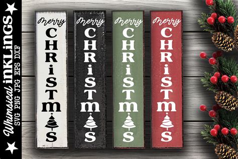 Merry Christmas Vertical Graphic by Whimsical Inklings · Creative Fabrica