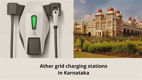 Ather grid charging stations in Karnataka