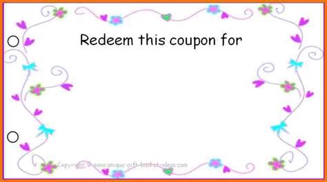 Editable Free Printable Coupon Template