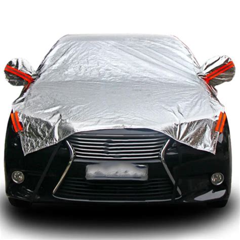 Waterproof Size M/L/XL SUV Full Car Cover Sun Snow Dust Rain Resistant Gray for Commercial ...