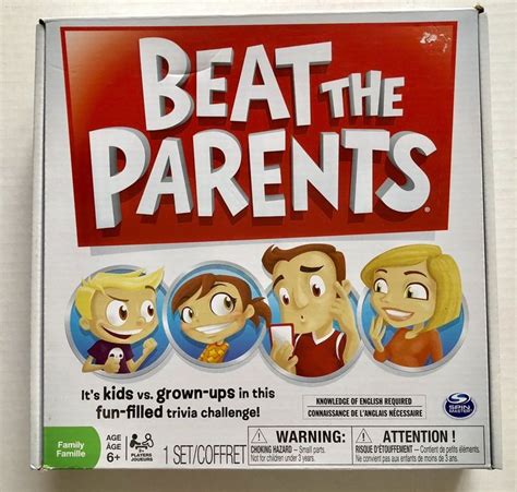 Beat the Parents Trivia Game Complete Excellent Condition Used | eBay | Beat the parents, Kid ...