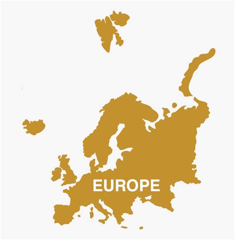 Europe Continent Map Clip Art