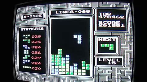 NES Tetris (PAL) - 27 Kill Screen Lines - YouTube