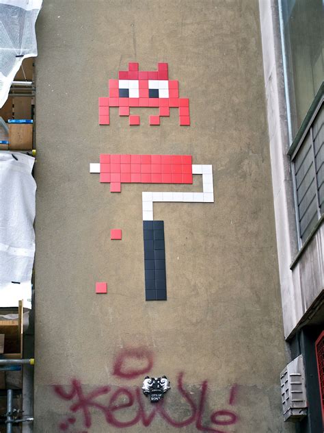 Space Invaders Street Art