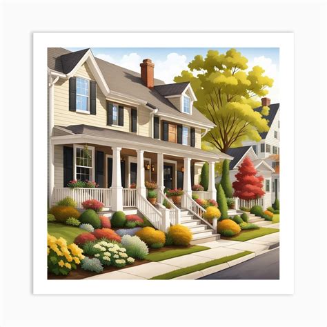 House On A Street Art Print by Wisdom - Fy