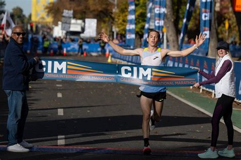 ‘Fresno Kid’ CJ Albertson rallies to take California International Marathon title in Sacramento