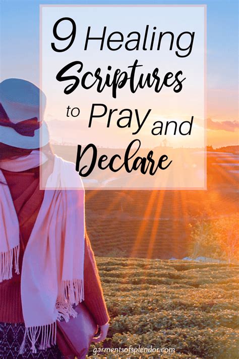 40 Healing Scriptures to Pray and Declare Over your Life - | Healing scriptures, Healing verses ...