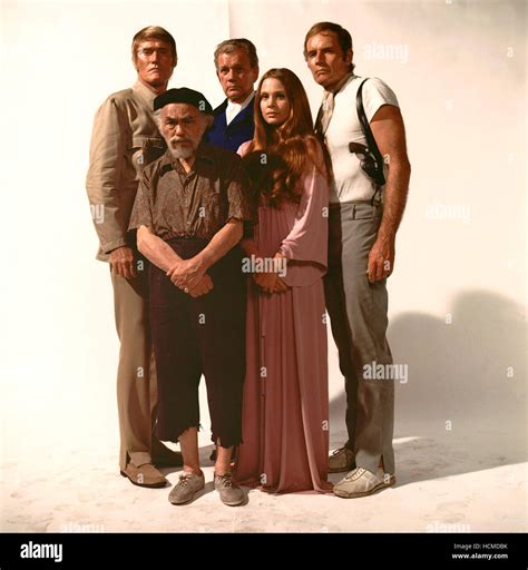 SOYLENT GREEN, from left: Chuck Connors, Edward G. Robinson, Joseph Cotten, Leigh Taylor-Young ...