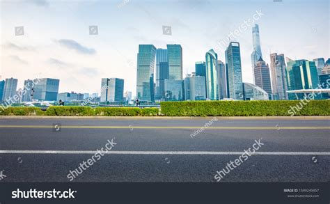 Modern Cityshanghai Skyline Daytime Stock Photo 1599249457 | Shutterstock