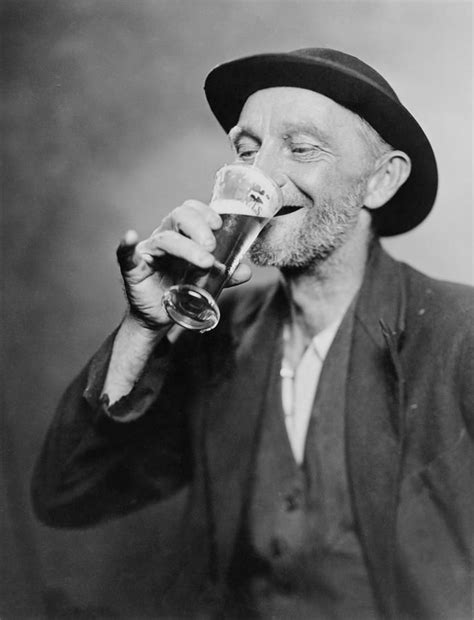 Happy Old Man Drinking Glass Of Beer by Everett | Happy old man, Man drinking, Beer art print